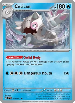 Cetitan card from Surging Sparks, number 054/191
