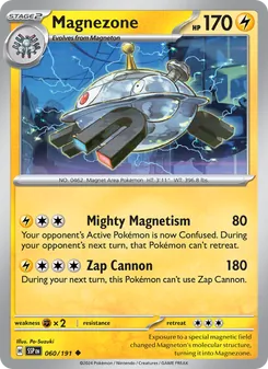 Magnezone card from Surging Sparks, number 060/191