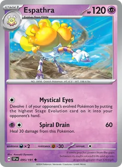 Espathra card from Surging Sparks, number 095/191