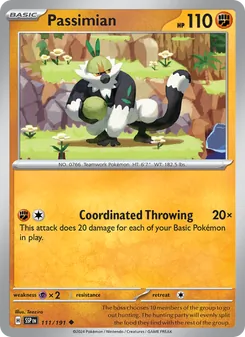 Passimian card from Surging Sparks, number 111/191