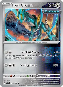 Iron Crown card from Surging Sparks, number 132/191