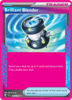 Brilliant Blender card from Surging Sparks, number 164/191