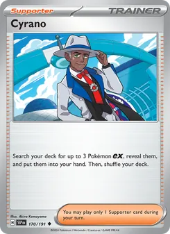 Cyrano card from Surging Sparks, number 170/191