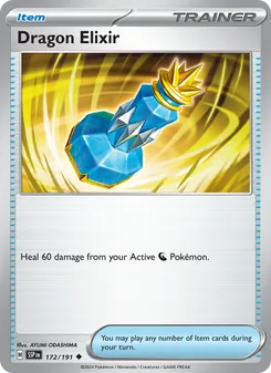 Dragon Elixir card from Surging Sparks, number 172/191