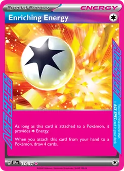 Enriching Energy card from Surging Sparks, number 191/191