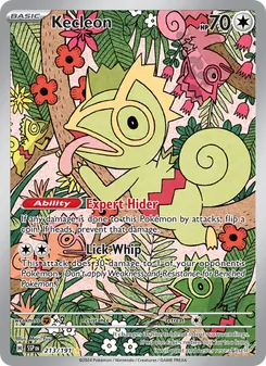 Kecleon card from Surging Sparks, number 213/191