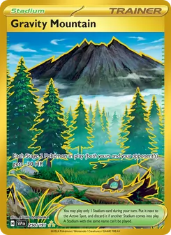 Gravity Mountain card from Surging Sparks, number 250/191