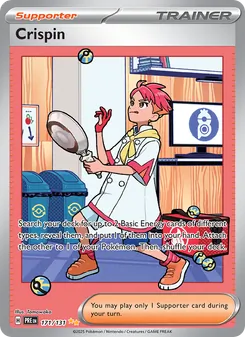 Crispin card from Prismatic Evolutions, number 171/131