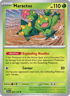 Maractus card from Journey Together, number 008/159