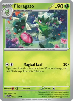 Floragato card from Journey Together, number 017/159