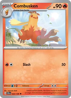 Combusken card from Journey Together, number 023/159