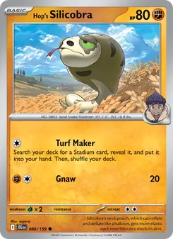 Hop's Silicobra card from Journey Together, number 086/159