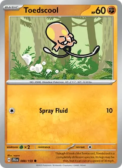 Toedscool card from Journey Together, number 088/159