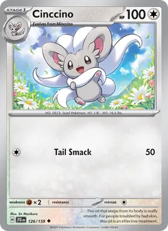Cinccino card from Journey Together, number 126/159