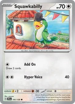 Squawkabilly card from Journey Together, number 141/159