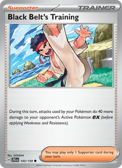 Black Belt's Training card from Journey Together, number 143/159