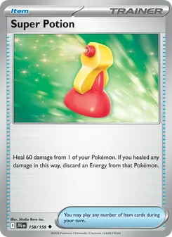 Super Potion card from Journey Together, number 158/159