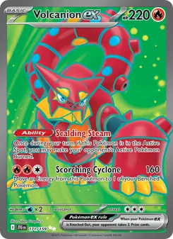Volcanion ex card from Journey Together, number 171/159