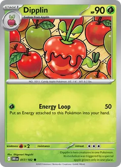 Dipplin card from Destined Rivals, number 017/182