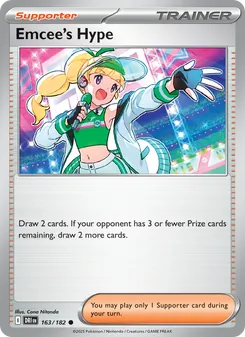 Emcee's Hype card from Destined Rivals, number 163/182