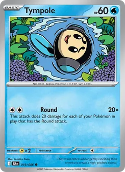 Tympole card from Black Bolt, number 019/86