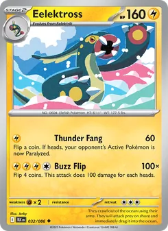 Eelektross card from Black Bolt, number 032/86