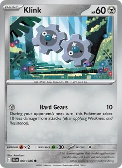 Klink card from Black Bolt, number 061/86
