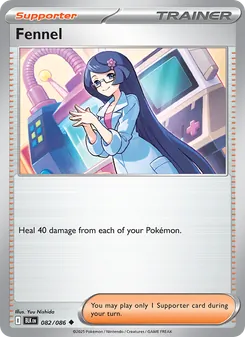 Fennel card from Black Bolt, number 082/86