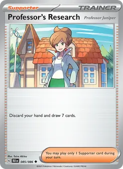 Professor's Research card from Black Bolt, number 085/86