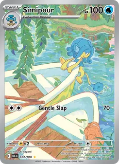Simipour card from Black Bolt, number 102/86