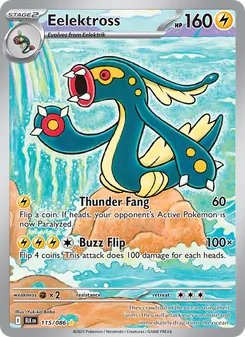 Eelektross card from Black Bolt, number 115/86