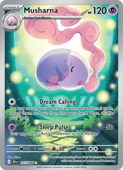 Musharna card from Black Bolt, number 117/86