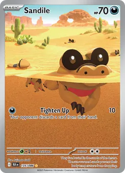 Sandile card from Black Bolt, number 135/86