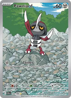 Pawniard card from Black Bolt, number 142/86