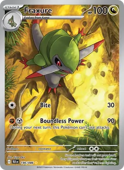 Fraxure card from Black Bolt, number 146/86