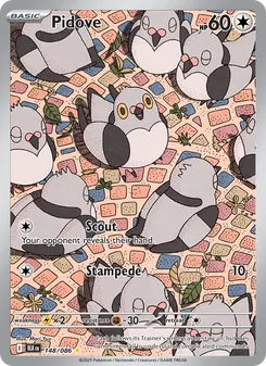 Pidove card from Black Bolt, number 148/86