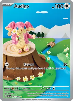 Audino card from Black Bolt, number 151/86