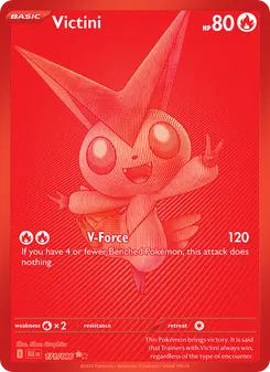 Victini card from Black Bolt, number 171/86