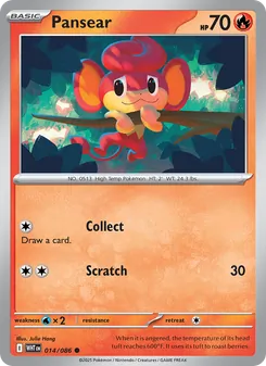 Pansear card from White Flare, number 014/86