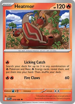 Heatmor card from White Flare, number 019/86