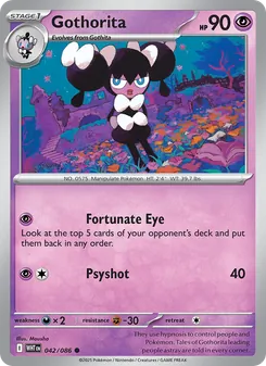 Gothorita card from White Flare, number 042/86