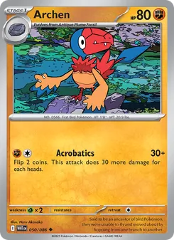 Archen card from White Flare, number 050/86