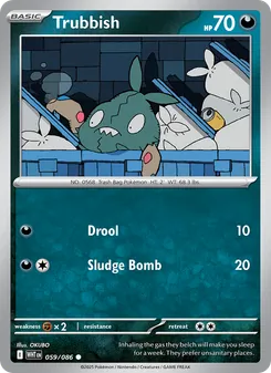 Trubbish card from White Flare, number 059/86