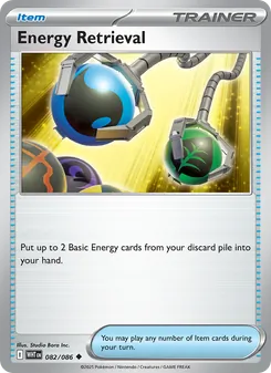 Energy Retrieval card from White Flare, number 082/86