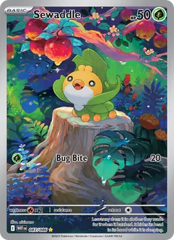 Sewaddle card from White Flare, number 087/86