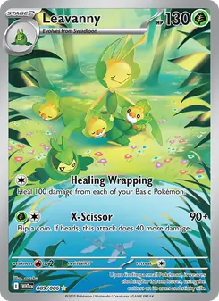 Leavanny card from White Flare, number 089/86