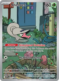 Shelmet card from White Flare, number 093/86