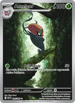 Accelgor card from White Flare, number 094/86