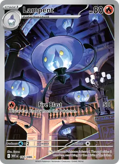 Lampent card from White Flare, number 102/86