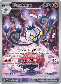 Chandelure card from White Flare, number 103/86